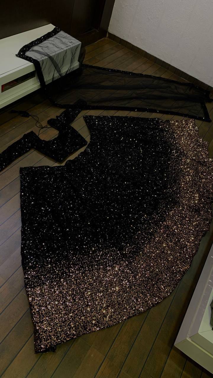 Black Color Heavy Sequence Work Designer Lehenga Choli